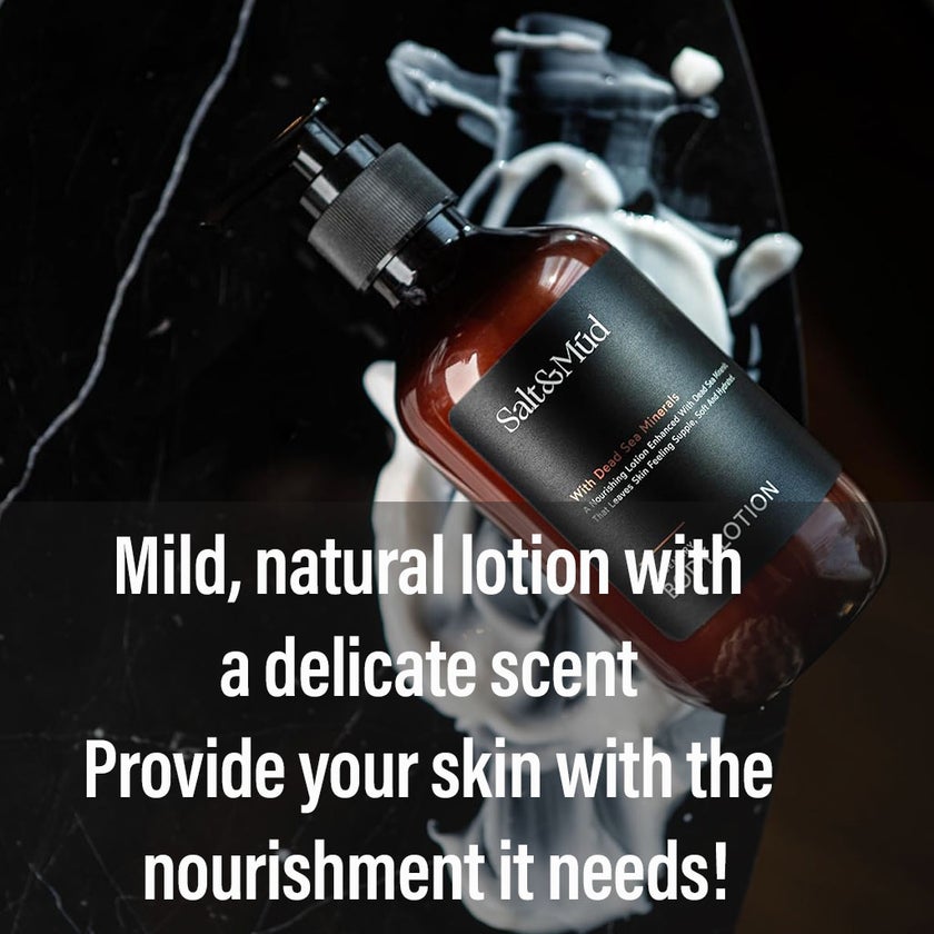 Salt And Mud Nourishing Body Lotion With Dead Sea Minerals & Rosemary 500ml