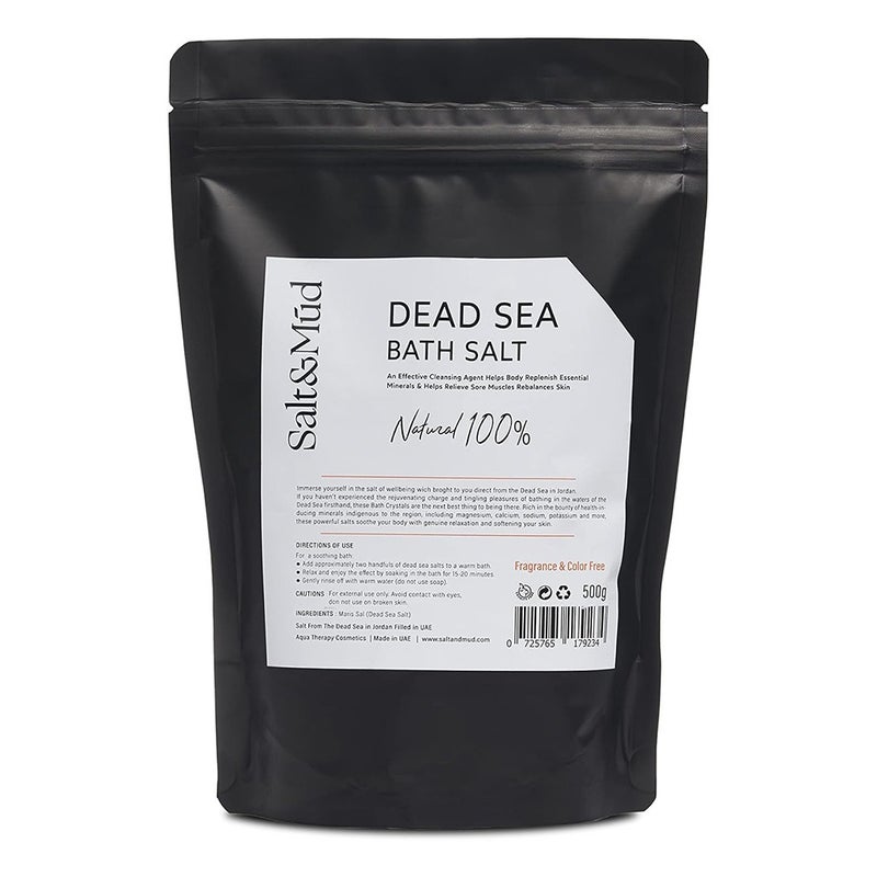 Salt And Mud 100% Natural Dead Sea Cleansing Bath Salt 500g