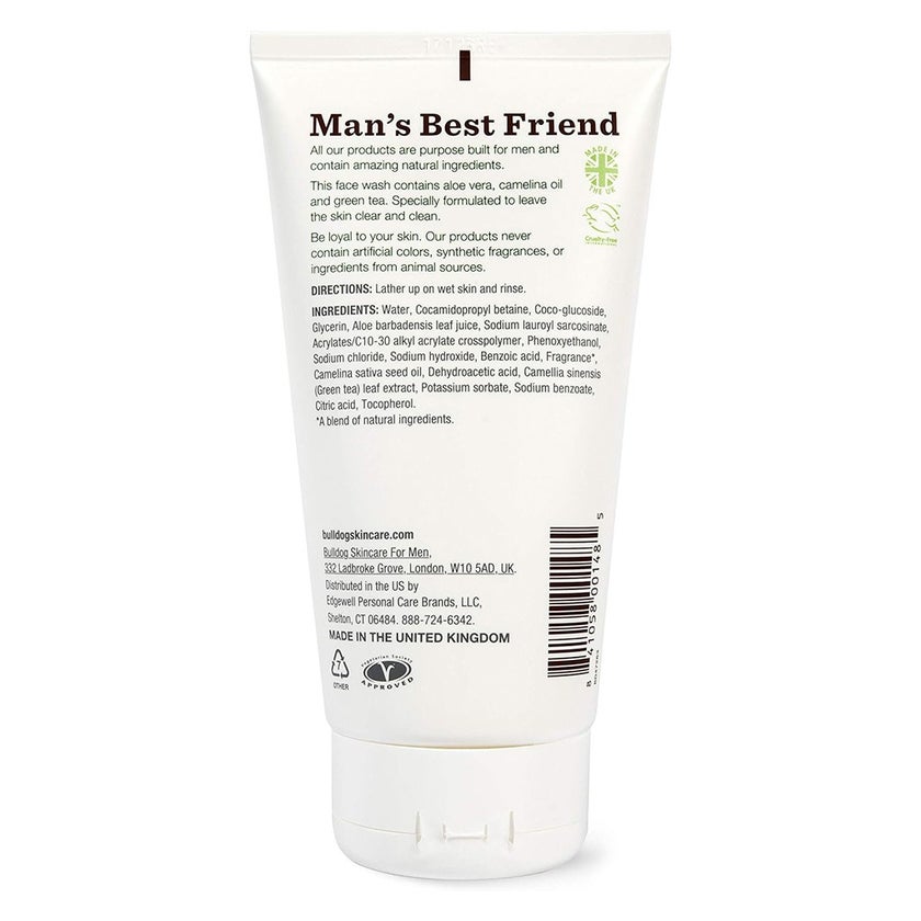 Bulldog Skincare Original Face Wash For Men With Aloe Vera 150ml