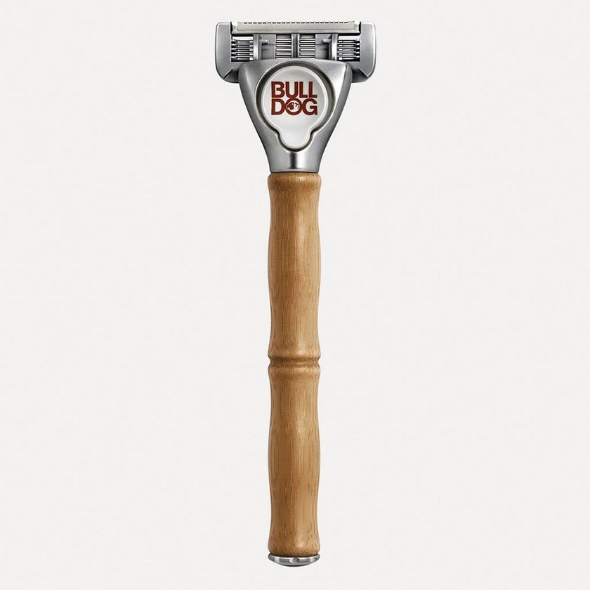 Bulldog Skincare Original Bamboo Razor + 2 Blade Cartridges, Pack of 3 Pieces