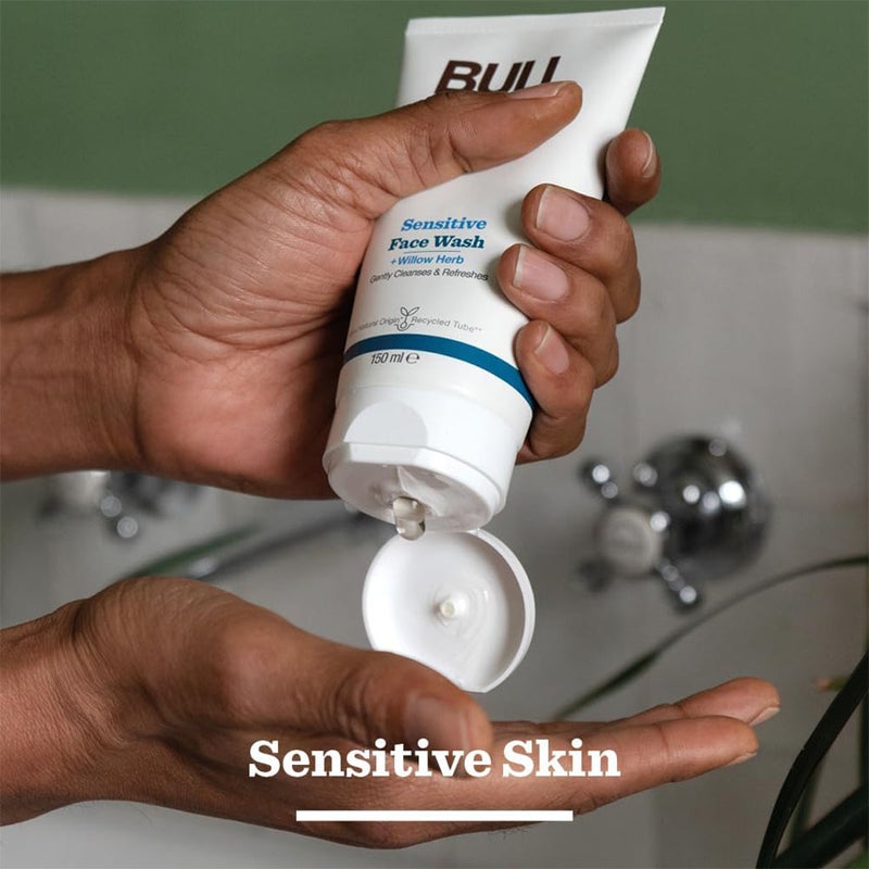 Bulldog Skincare Sensitive Face Wash For Men With Willow Herb 150ml