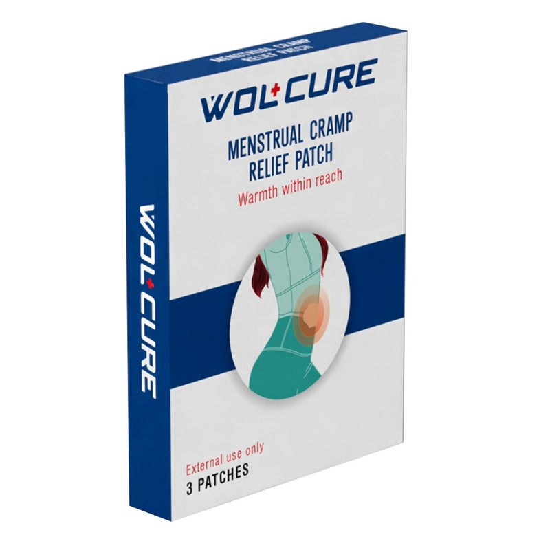 Wolcure Menstrual Cramp Relief Patch, Pack of 3's