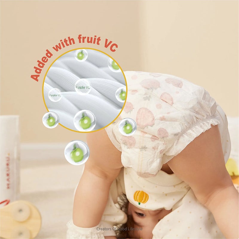 Makuku Slim Tape Air Diapers, Size 4, Large For 9-14Kg Baby, Pack of 204's