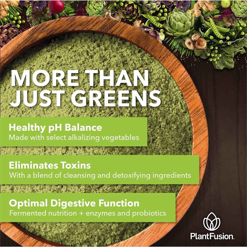 PlantFusion Organic Alkalizing Greens Fermented Superfood Powder Blend 240g