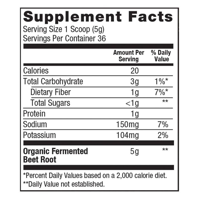PlantFusion Organic Beet Powder Fermented Superfood Powder Blend 180g