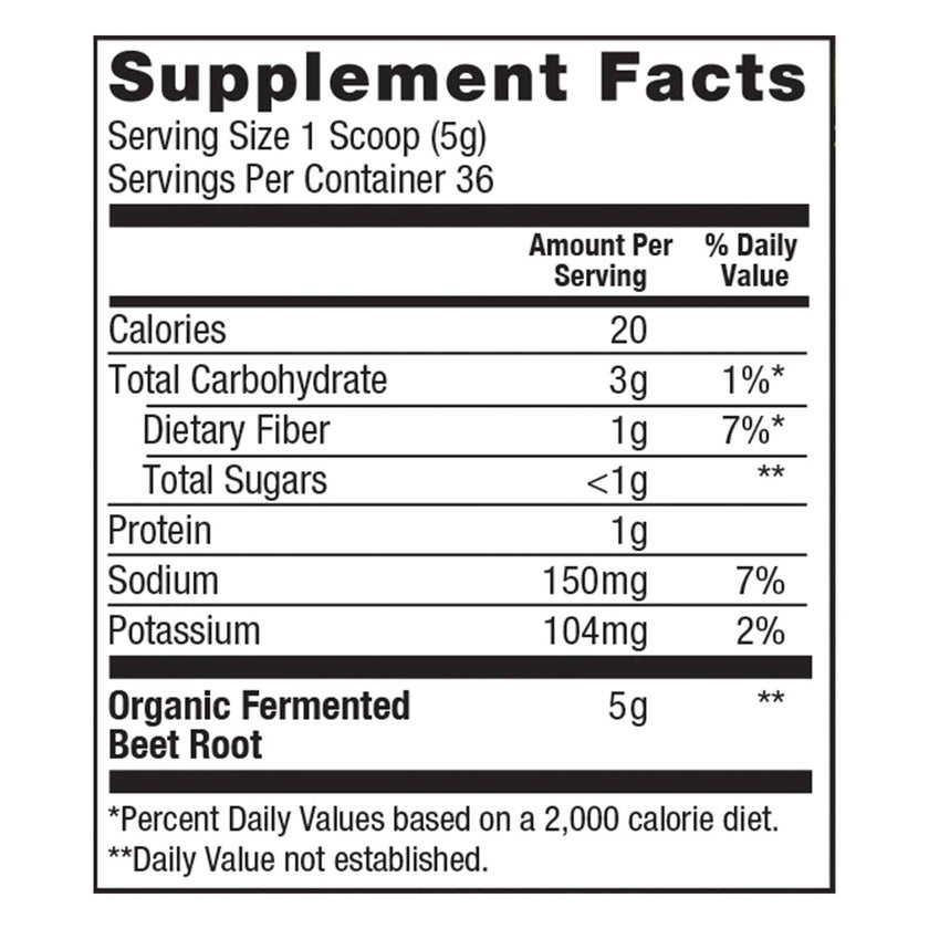 PlantFusion Organic Beet Powder Fermented Superfood Powder Blend 180g