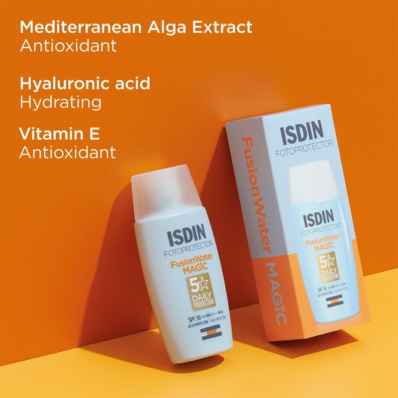 Isdin Fotoprotector Fusion Water Magic SPF 50 Facial Sunscreen 50ml
