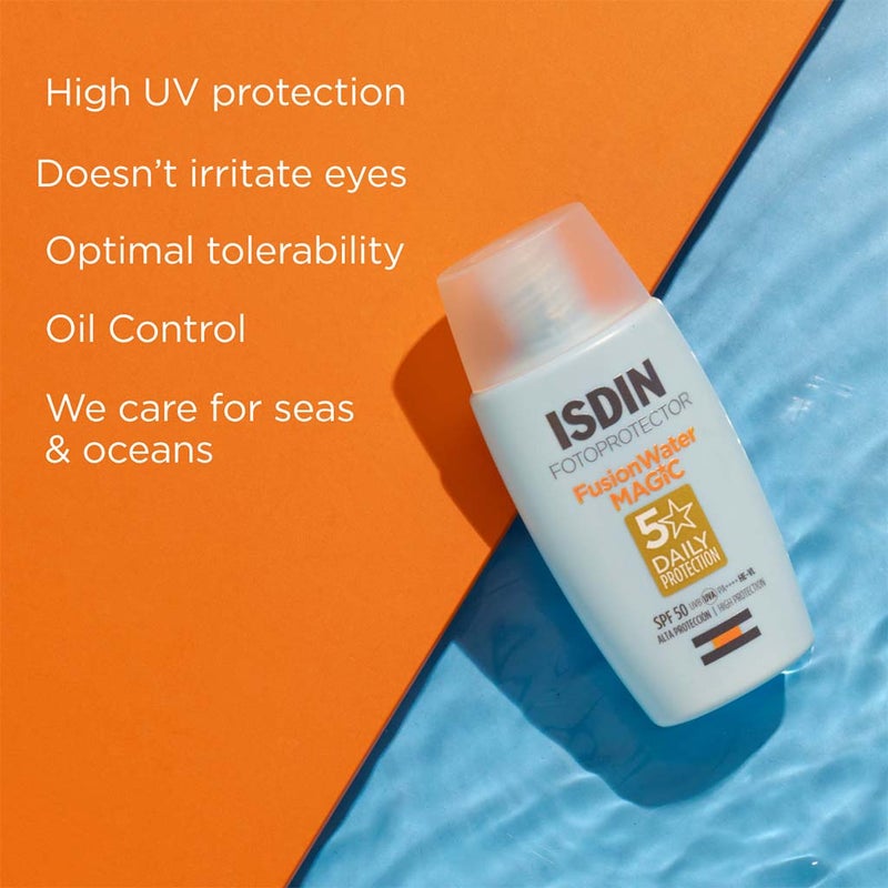 Isdin Fotoprotector Fusion Water Magic SPF 50 Facial Sunscreen 50ml