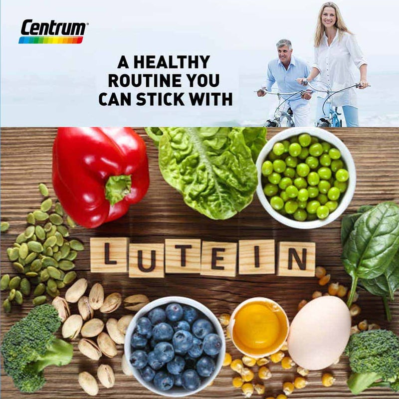 Centrum Silver With Lutein 50+ Adult Multivitamin Supplement Tablets, Pack of 30’s - 25% Off PROMO PACK