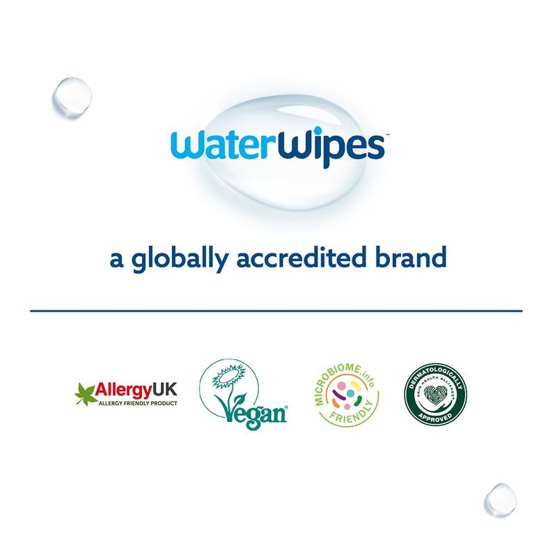 WaterWipes Original Plastic Free Baby Wipes, Pack of 28 Unscented Wet Wipes