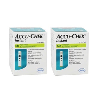 Accu-Chek Instant Strips For Diabetic Blood Glucose Testing, Promo Pack, 2*50's