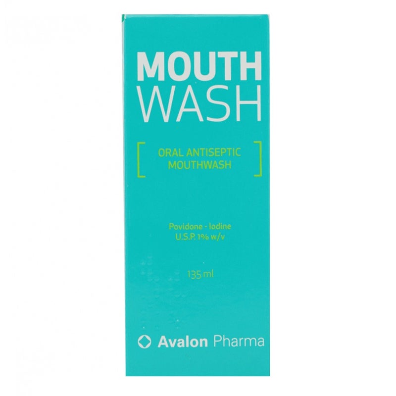 Avalon Povidone Iodine 1% Oral Antiseptic Mouth Wash 135ml