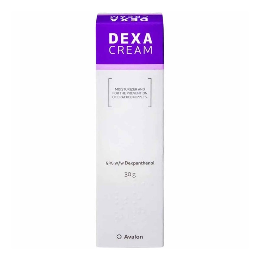 Avalon Dexa Cream With 5% Dexpanthenol For Moisturizing & Cracked Nipples 30g 