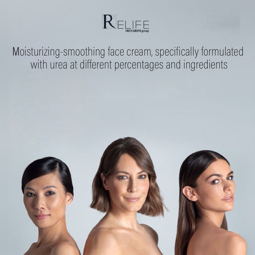 Relife U-Life 5 Moisturising & Smoothing Face Cream With 5% Urea for Dry Skin 50ml 