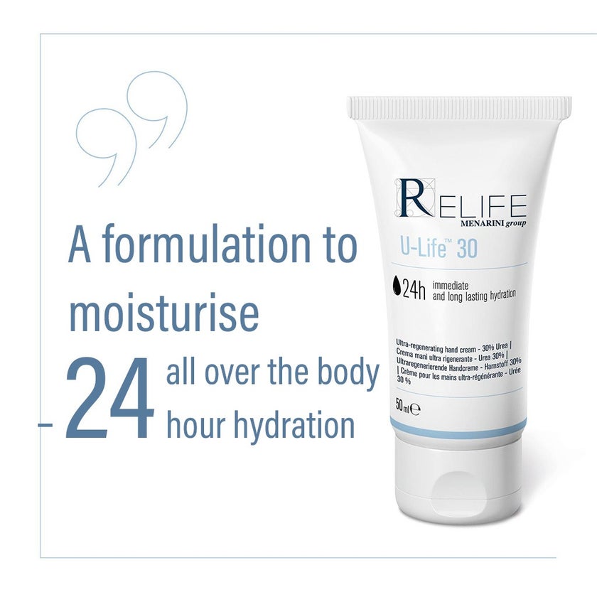 Relife U-Life 30 Ultra Regenerating Hand Cream With 30% Urea 50ml 