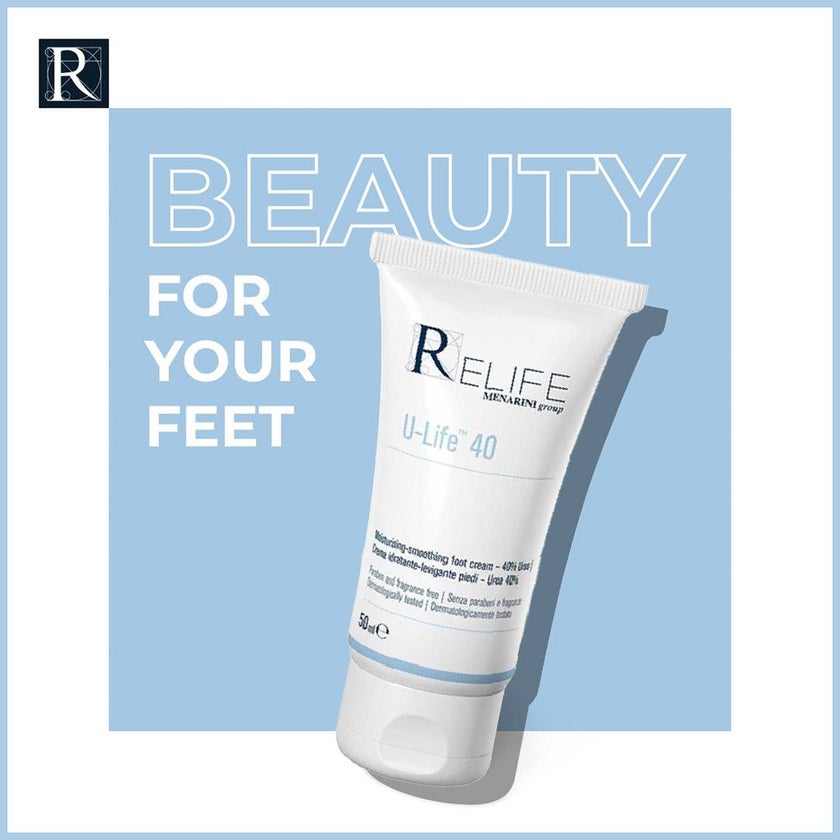 Relife U-Life 40 Moisturizing & Smoothing Foot Cream With 40% Urea 50ml