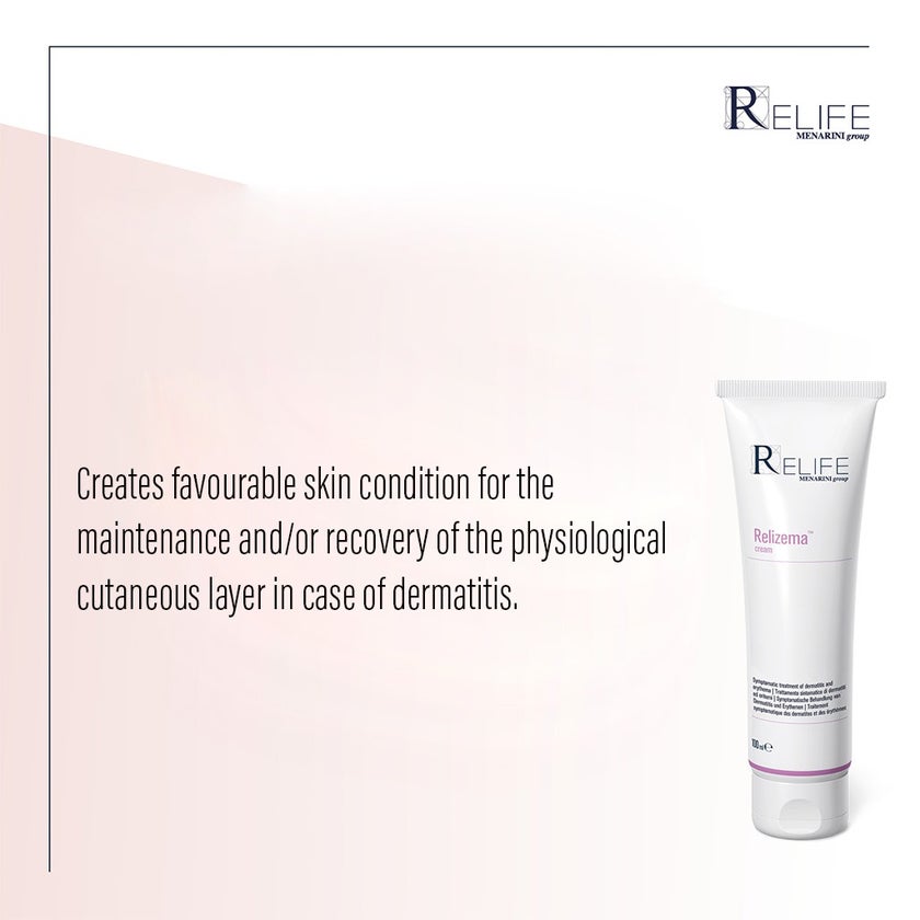 Relife Relizema Cream For Eczema, Dermatitis & Erythema 40ml 