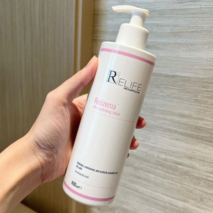 Relife Relizema Ultra Hydrating Lotion For Adults & Children With Dry, Sensitive & Eczema Prone Skin 400ml
