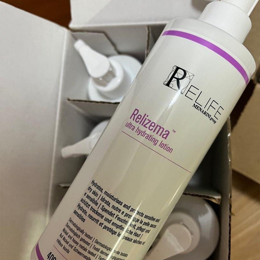 Relife Relizema Ultra Hydrating Lotion For Adults & Children With Dry, Sensitive & Eczema Prone Skin 400ml