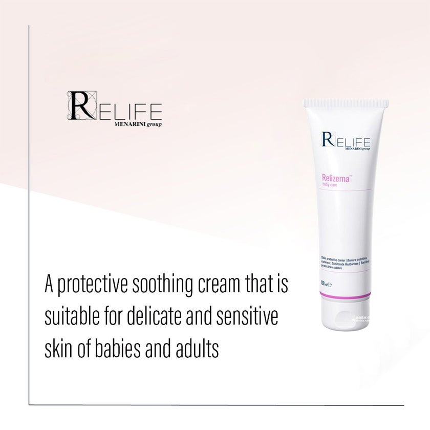Relife Relizema Protective & Soothing Baby Care Cream For Nappy Rash 100ml 