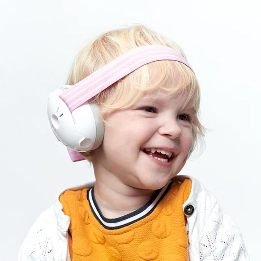 Alpine Muffy Baby Classic Earmuffs For Hearing Protection From 0- 3 Years Old- Yellow Color 