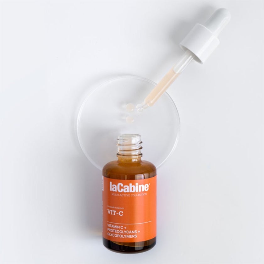 LaCabine Vitamin C Ampoule Serum With Proteoglycans & Glycopolymers For Brighter, Hydrated And Younger Skin 30ml