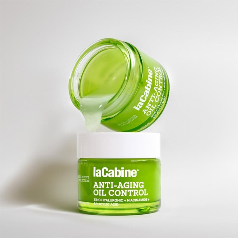 LaCabine Anti-Aging Oil Control Facial Gel Cream With Zinc Hyaluronic, Niacinamide & Salicylic Acid For Oily Skin 50ml 