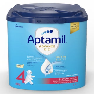 Aptamil Advance Stage 4 Palm Oil Free Growing Up Kids Milk Formula For 3 To 6 Years 400g