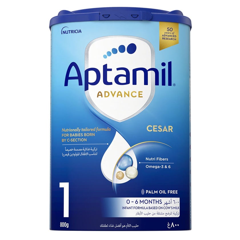 Aptamil Care Stage 1 Palm Oil Free C-Section Born Baby Milk Formula For 0 To 6 Months 800g 
