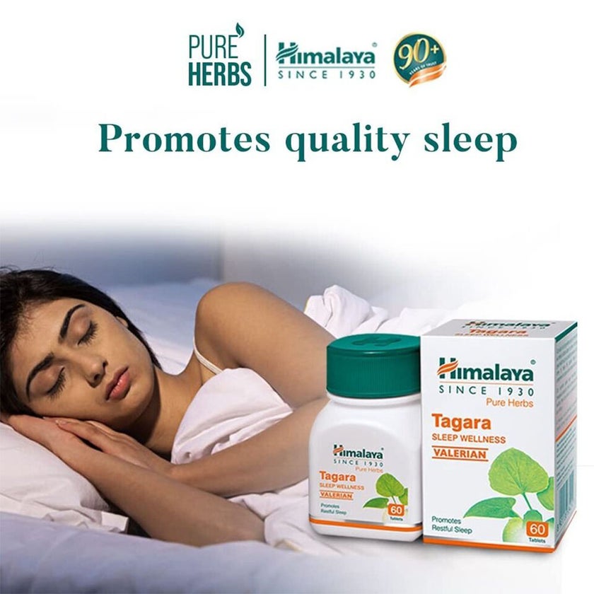 Himalaya Tagara Valerian Tablets For Sleep Wellness, Pack of 60's