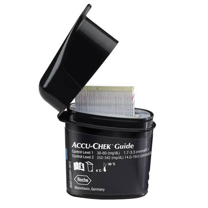 Accu-Chek Guide Blood Sugar Test Strips, Pack of 50's + Accu-Chek Softclix Lancets, Pack of 100's - PROMO PACK