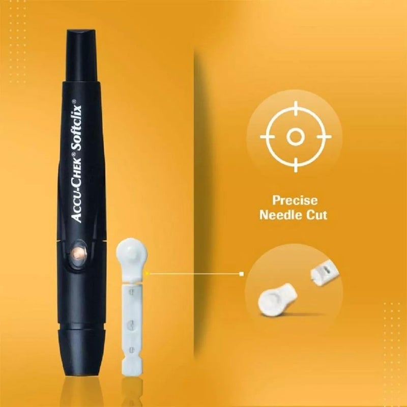 Accu-Chek Guide Wireless Blood Glucose Monitoring System + Accu-Chek Guide Strips, Pack of 50's + Accu-Chek Softclix Lancet, Pack of 100's PROMO PACK
