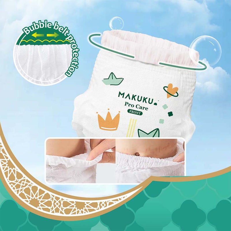 Makuku Pro Care Premium Baby Diaper Pants, Size 4, Large For 9 To 14Kg Baby, Pack of 42’s