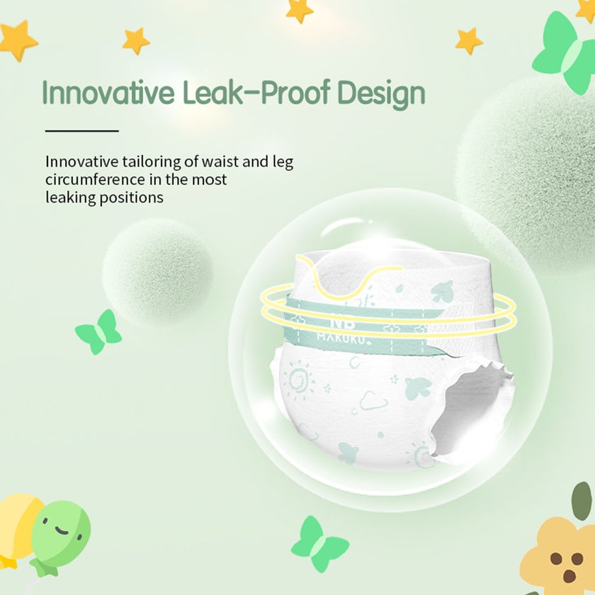 Makuku Comfort Fit Toddlers Diaper Pants, Size 7, Triple Extra Large (3XL) For 17+Kg , JUMBO PACK of 20x 8’s