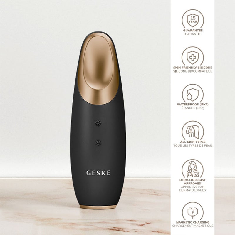 Geske SmartAppGuided 6-in-1 Warm & Cool Eye Energizer For Under-Eye Puffiness In Gray Color 