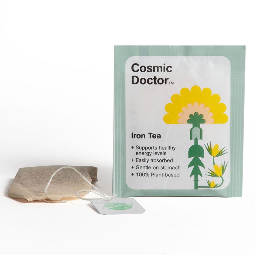 Cosmic Doctor Iron Tea Bags For Energy Support, Pack of 25's