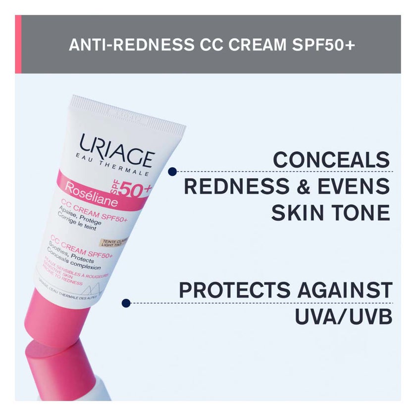 Uriage Roseliane Light Tinted CC Cream With SPF50+ For Sensitive Skin 40ml