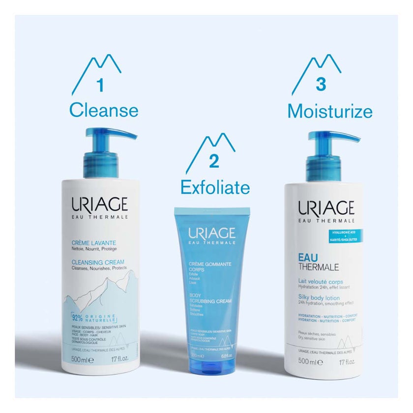 Uriage Eau Thermale Silky Body Lotion For Dry & Sensitive Skin 500ml