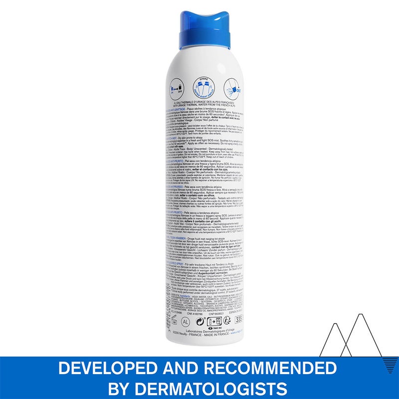 Uriage Xemose SOS Anti Itch Soothing & Nourishing Face & Body Mist For Dry Skin 200ml 