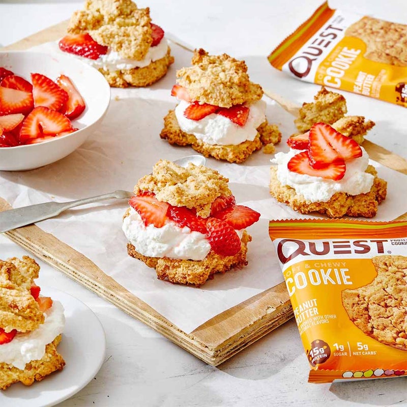 Quest Nutrition Peanut Butter Soft & Chewy Protein Cookie 58g, Pack of 12’s