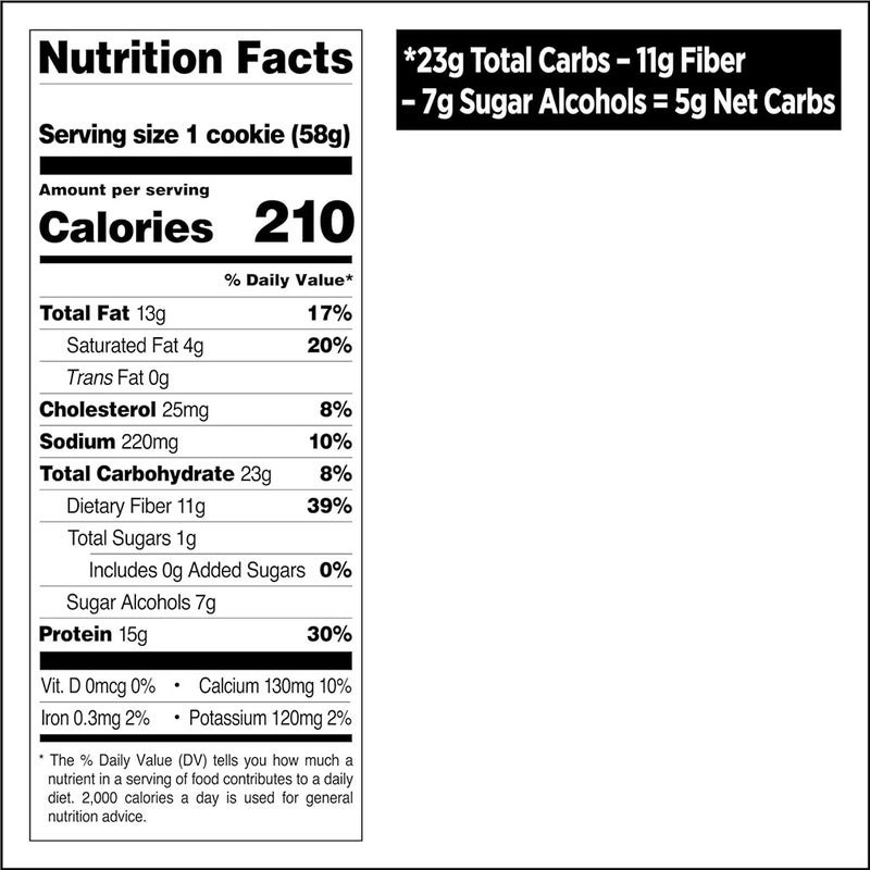 Quest Nutrition Peanut Butter Soft & Chewy Protein Cookie 58g, Pack of 12’s