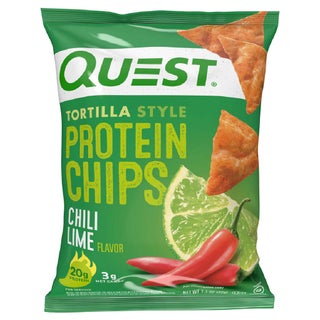 Quest Nutrition Tortilla Style Protein Chips 32g With Chili & Lime Flavor, Pack of 8’s 