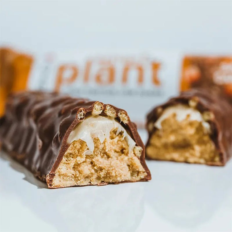 PhD Nutritional Smart Plant Caramel Crunch Flavoured Protein Bar 64g, Pack of 12’s
