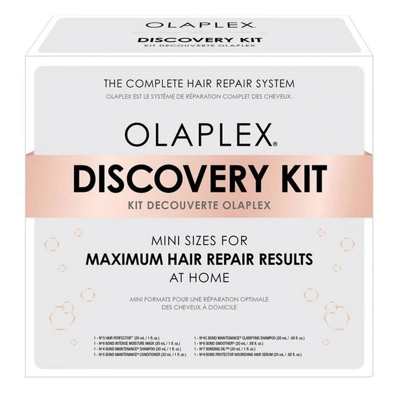 Olaplex Discovery Hair Kit For Complete Hair Repair & Style At Home In Mini Sizes, Pack of 8's