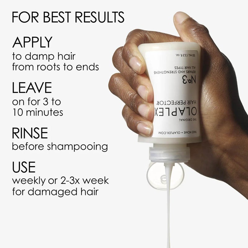Olaplex No 3 Hair Perfector Pre Shampoo Reparative Treatment For Dry & Damaged Hair 100ml