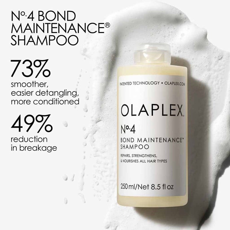 Olaplex No 4 Bond Maintenance Hair Shampoo For Repair, Strength & Nourishment 250ml 