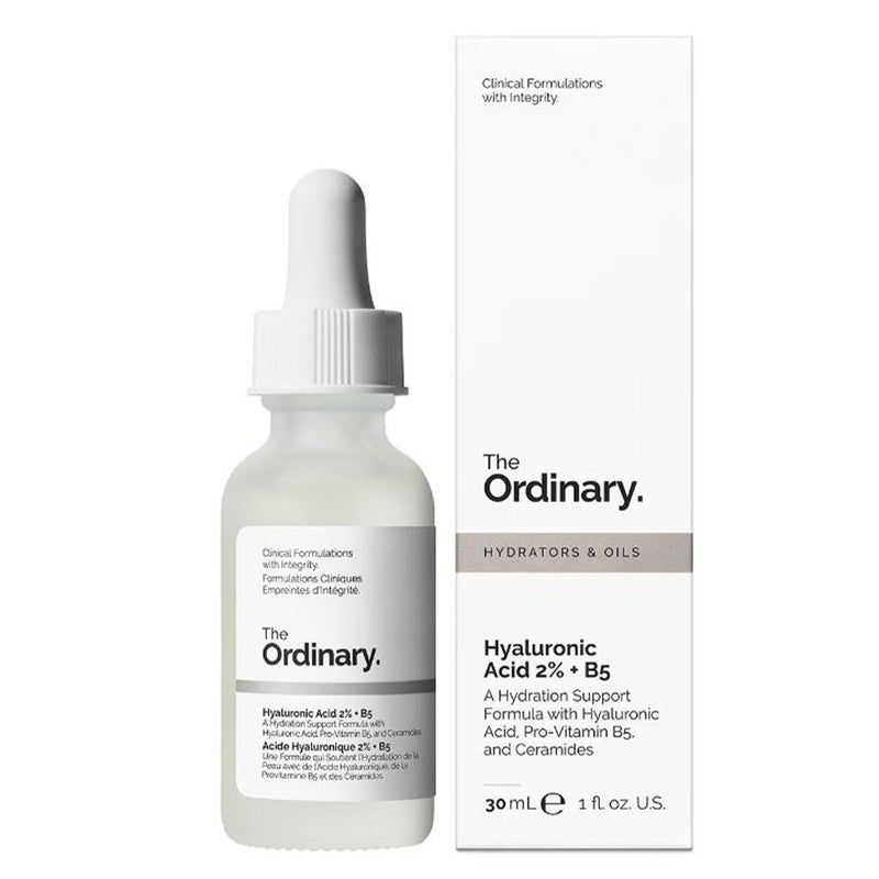 The Ordinary Hyaluronic Acid 2%, Vitamin B5 & Ceramides Water Based Facial Hydrating Serum 30ml