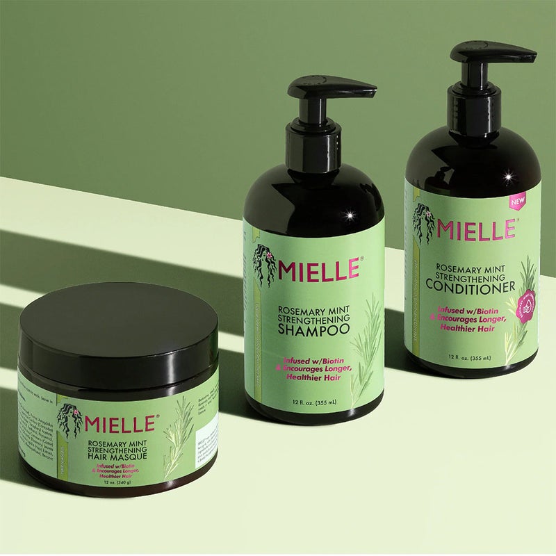 Mielle Rosemary Mint Hair Strengthening Masque With Biotin For Hair Types 340g 