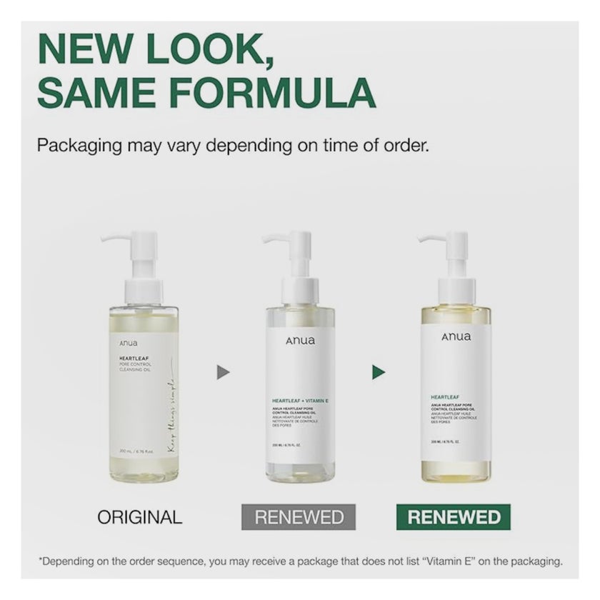 Anua Heartleaf Pore Control Oil Based Facial Cleansing Oil 200ml