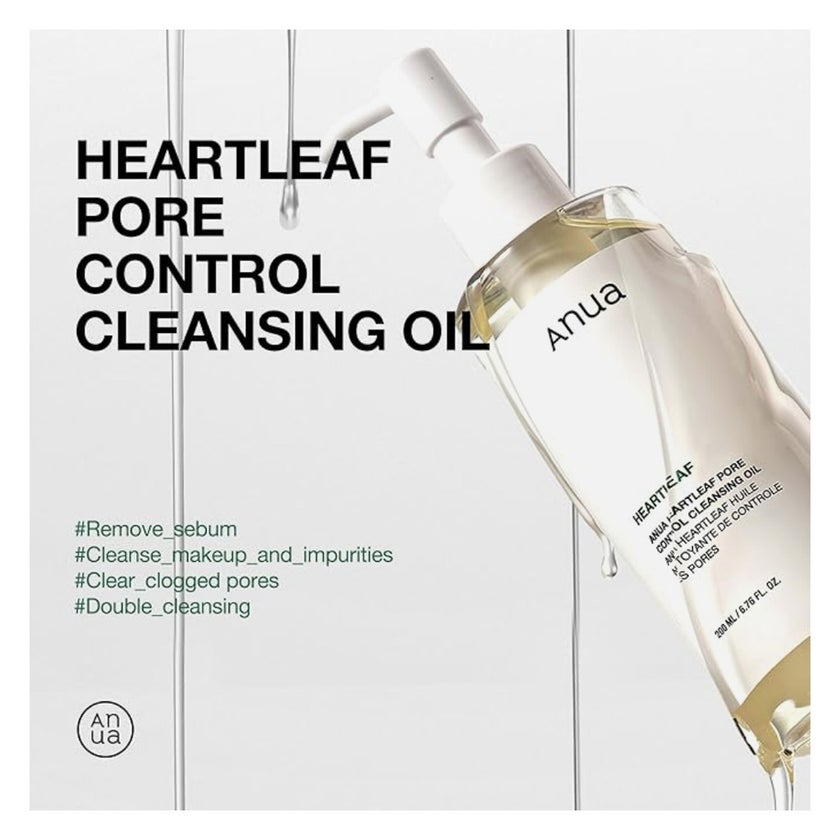 Anua Heartleaf Pore Control Oil Based Facial Cleansing Oil 200ml